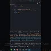 How To Generate Random Numbers In Python Shorts