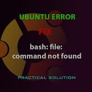 LINUX FIX Bash File Command Not Found