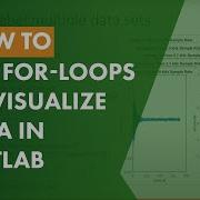 How To Use For Loops To Visualize Data In MATLAB