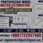 Solar Photovoltaic Model Parameter Estimation Using Particle Swarm Optimization Algorithm