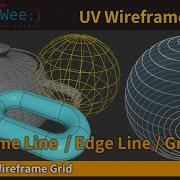 CodeWee Unity UV Based Wireframe Shader Built In RP URP HDRP