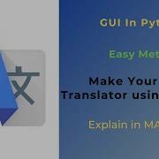 Translator Application Using Python Python Project For Beginners