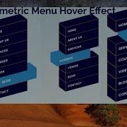 How To Make CSS Isometric Menu Hover Effects