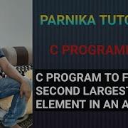 L 43 C PROGRAM TO FIND THE SECOND LARGEST ELEMENT IN AN ARRAY GATE CSE LECTURES C PROGRAMMING