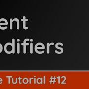 Event Modifiers Svelte Tutorial 12