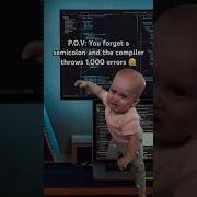 When A Missing Semicolon Ruins Your Code The Ultimate Programmer Fail Shorts Codingmemes