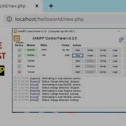 Как запустить PHP файл на локальном хосте Xampp как открыть PHP файл в браузере