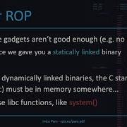 Return Oriented Programming