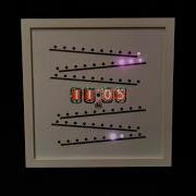 Experimental Nixie Wall Clock With LED Animation