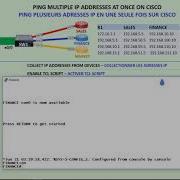 How To Ping Multiple IP Addresses At Once On Cisco Tcl Script