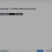 Reactjs Bootstrap 5 Tooltip Working Demo