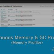 Find Performance Bottlenecks In Memory Heap Continuous Memory GC Profiling
