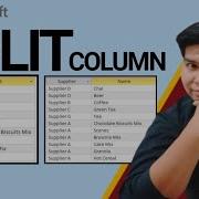How To Split The COLUMN In Microsoft Access