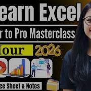Learn Excel In 60 Minutes Complete Beginner To Pro Course 2026
