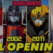 Every Transformers Cartoon Intro Opening HD 1984 2023 G1 To EarthSpark