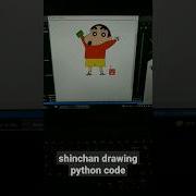 Shinchan Draw Using Python Code
