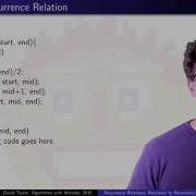 Recurrence Relations And Recursion