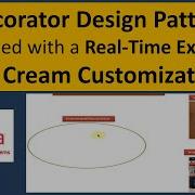 Decorator Design Pattern Explained With A Real Time Example Ice Cream Customization