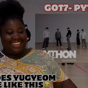 GOT7 PYTHON Dance Practice Fix Ver REACTION