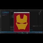 Python Code For Iron Man Mask 2d Image