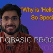 First Program Hello World QBASIC Tutorial 4 Qbasic Full Course