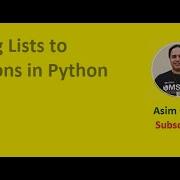 Passing Lists To Functions In Python