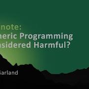 C Generic Programming Considered Harmful Jeff Garland C Now 2025