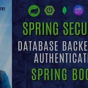 Spring Security User Authentication For Java Spring Boot REST API With Database Springsecurity