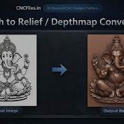 Sketch To CNC Relief In Seconds AI Depth Map Generator For CNC Carving