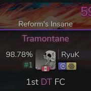 Live RyuK BoxPlot Tramontane Reform S Insane 1st HDDT FC 98 78 1 594pp FC Osu