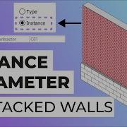 Add Instance Parameter To Stacked Walls Revit Tips