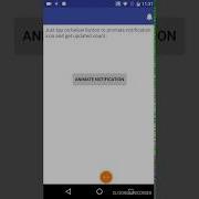 Animate Notification Icon With Counter Demo Source Code