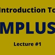 An Introduction To MPLUS Lecture 1