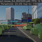 YOLACT Resnet101 FPN 550px YOLO Instance Segmentation