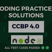 CCBP Node JS Coding Practice 3 Solutions By Need Coder