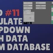 PHP And MySQL CRUD Insert Update Delete PART 11 POPULATE DROPDOWN WITH DATA FROM DATABASE