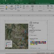 How To Create A Dynamic Bing Map Chart With Drop Down Free Addins In Excel