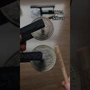 Morgan Silver Dollar Vs Copper Fake Ping Test