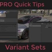 VRED Quick Tips Variant Sets