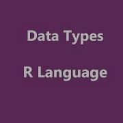 R Programming Basic Data Types