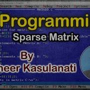 C Programming 22 Sparse Matrix