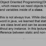 COSC 1437 Chapter 6 A Second Look At Classes And Objects Part B
