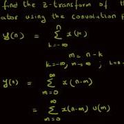Z Transform Of The Output Of Accumulator Using Convolution Property