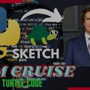 Tom Cruise Sketch Using Python Sketchpy Python Programming Hub