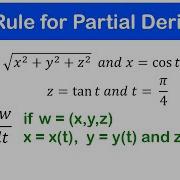 07a Chain Rule For Partial Derivatives 1 Of Multivariable Functions