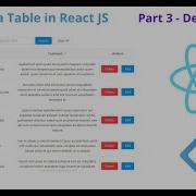 Building Table In React JS Part 3 Delete