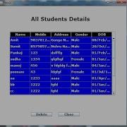 Java Swing JTable Part 2 1