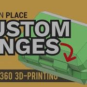 How To Design 3D Printable Hinge Fusion 360 Tutorial