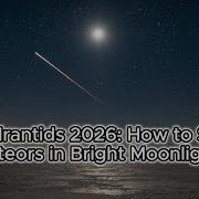 Квадрантиды 2026 Как увидеть метеоры в ярком лунном свете