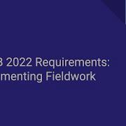 BCBA 2022 Fieldwork Documentation Requirements